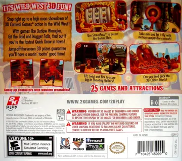 Carnival Games Wild West 3D (Europe)(En,Fr,Ge,It,Es,Nl) box cover back